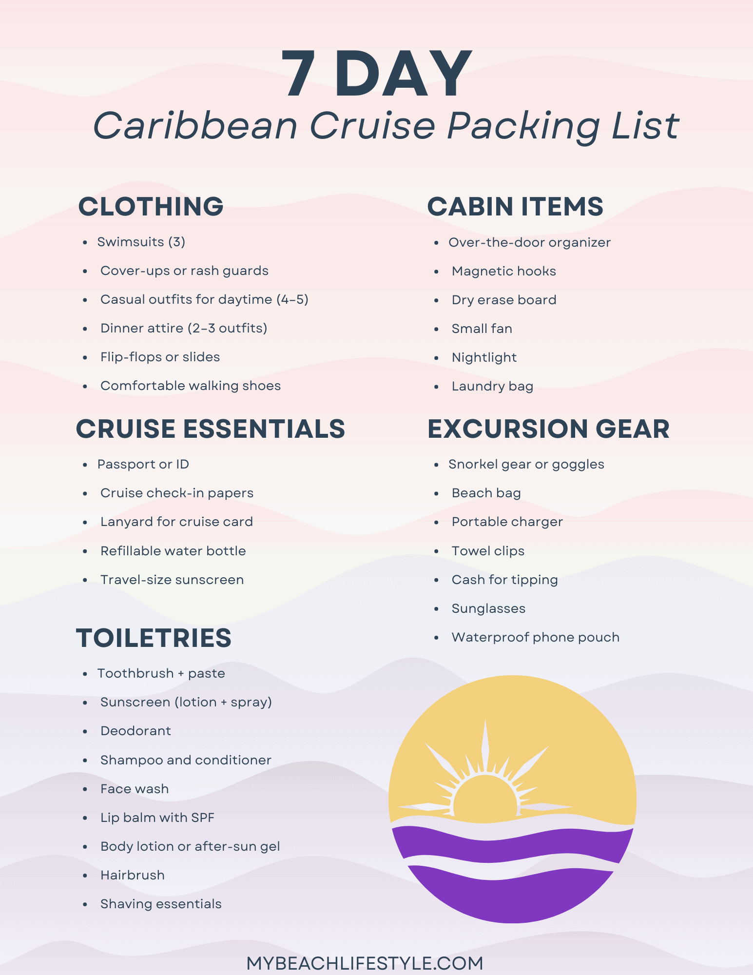 Why Our 7 Day Caribbean Cruise Packing List Was a Lifesaver