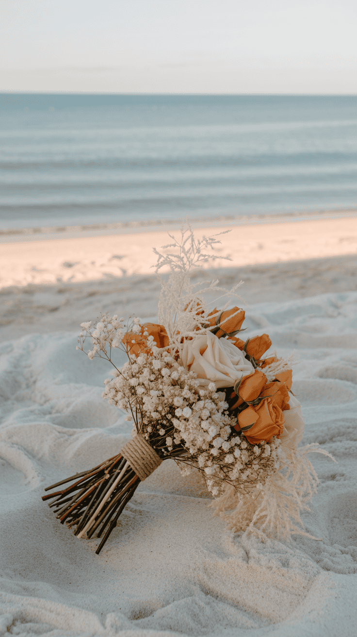 Fall Beach Wedding Flowers That Fit the Season and the Shore - My Beach ...