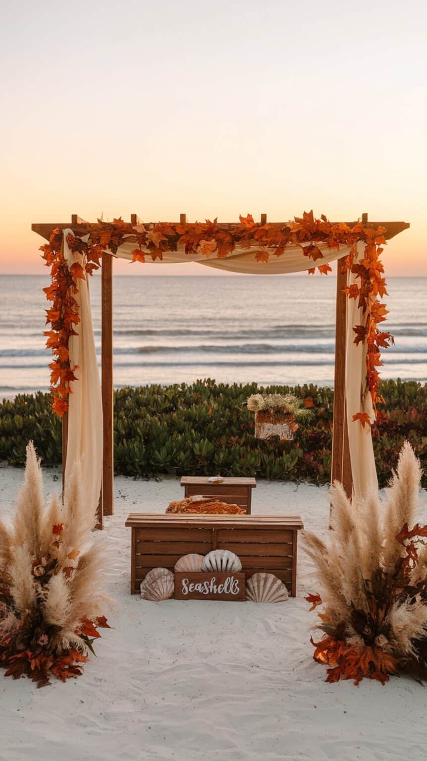 Fall Beach Wedding Colors That Feel Coastal and Romantic - My Beach ...