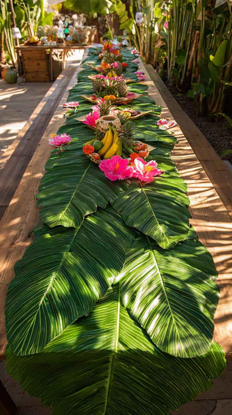 Banana Leaf Table Runners - Image 1