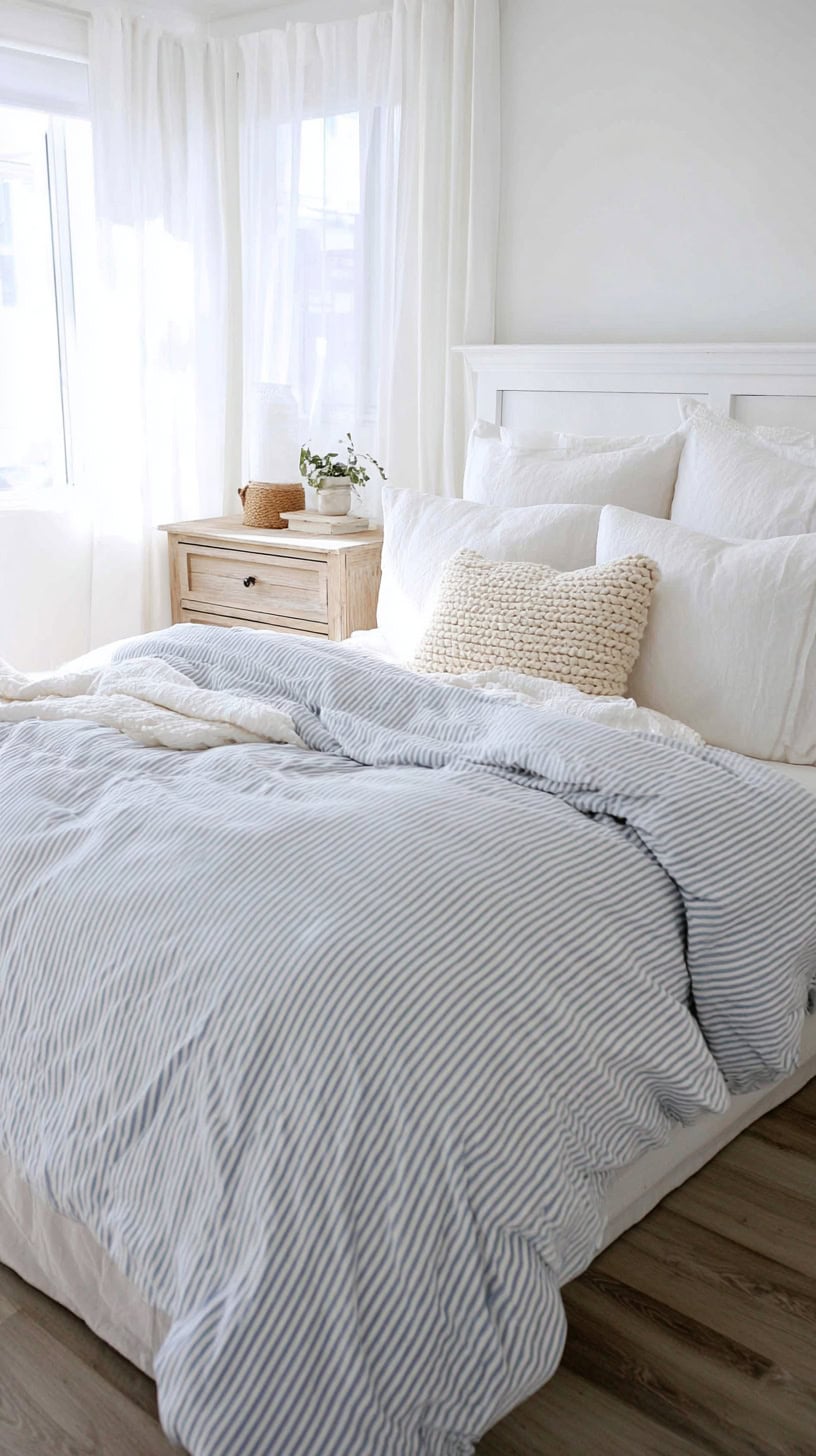 Beachy Striped Duvet - Image 1
