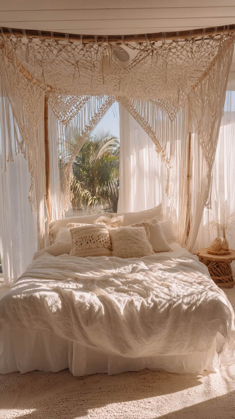 Boho Macrame Canopy - Image 1
