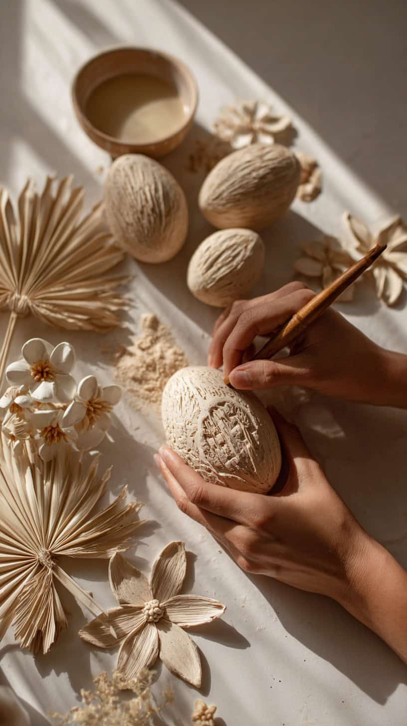 Clay Shell Sculptures - Image 1