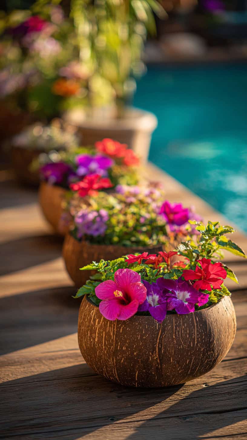 Coconut Shell Planters - Image 2