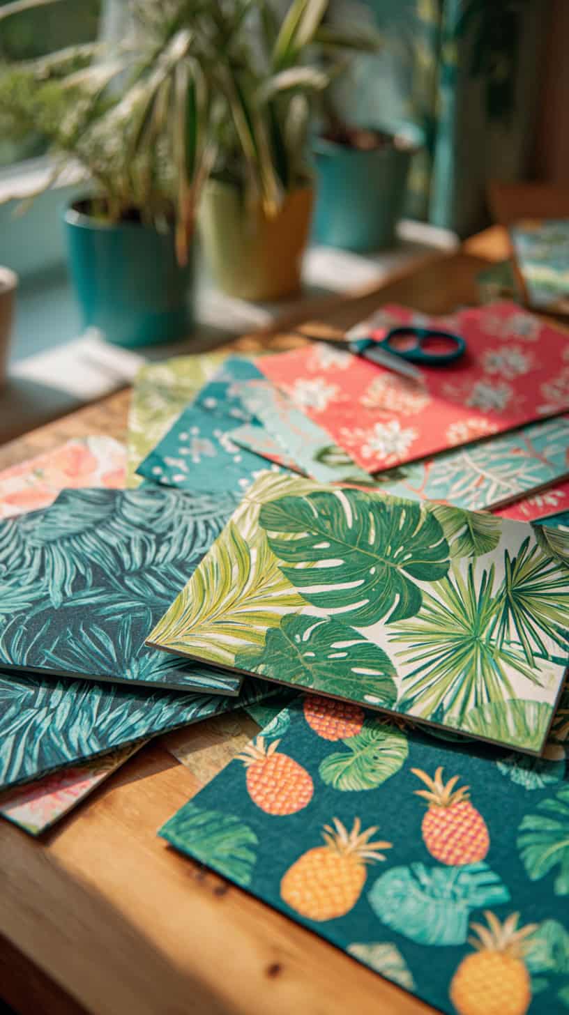 DIY Tropical Placemats - Image 1