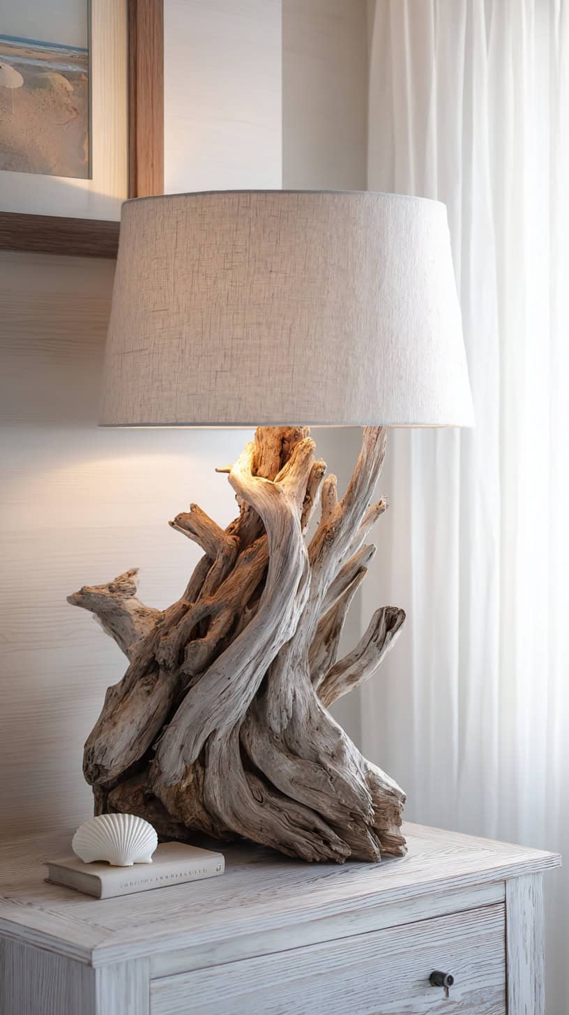Driftwood Lamp Glow - Image 1