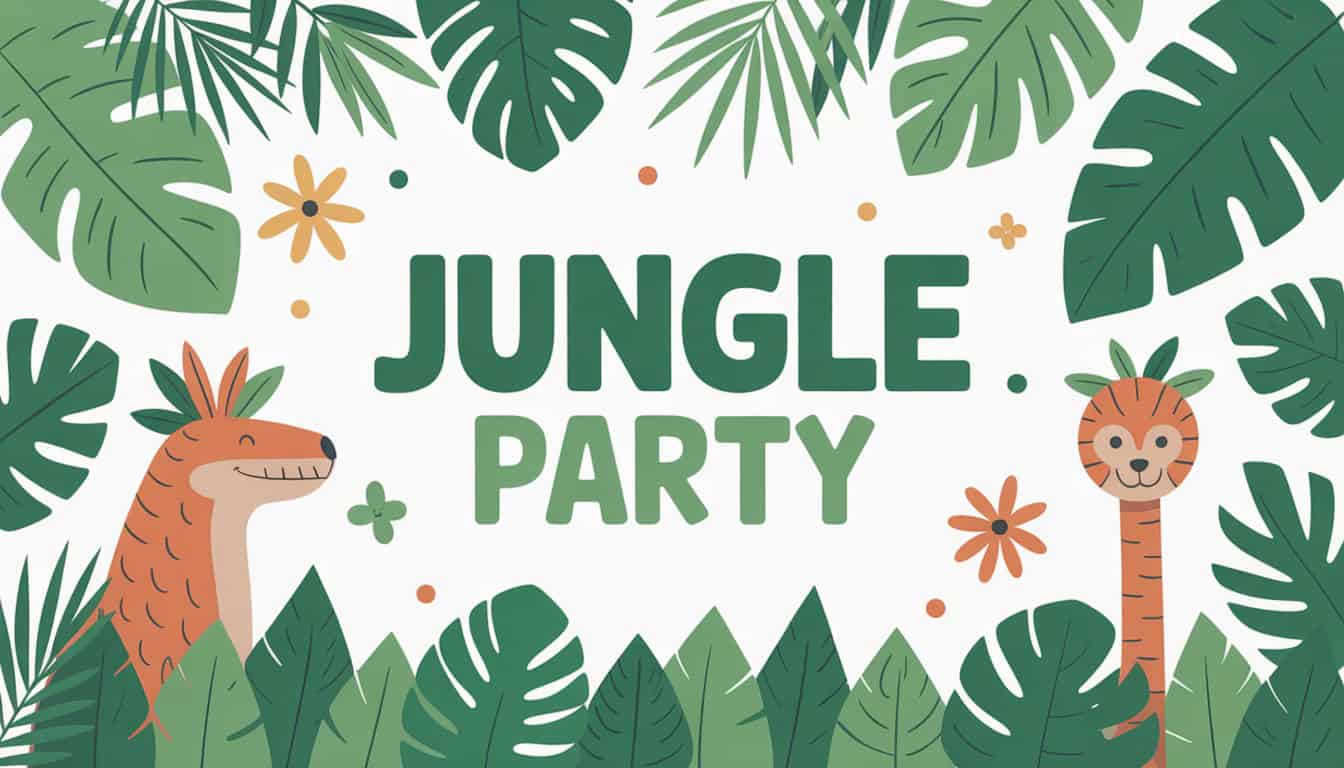 Jungle Party DIY Decorations for an Immersive Tropical Look