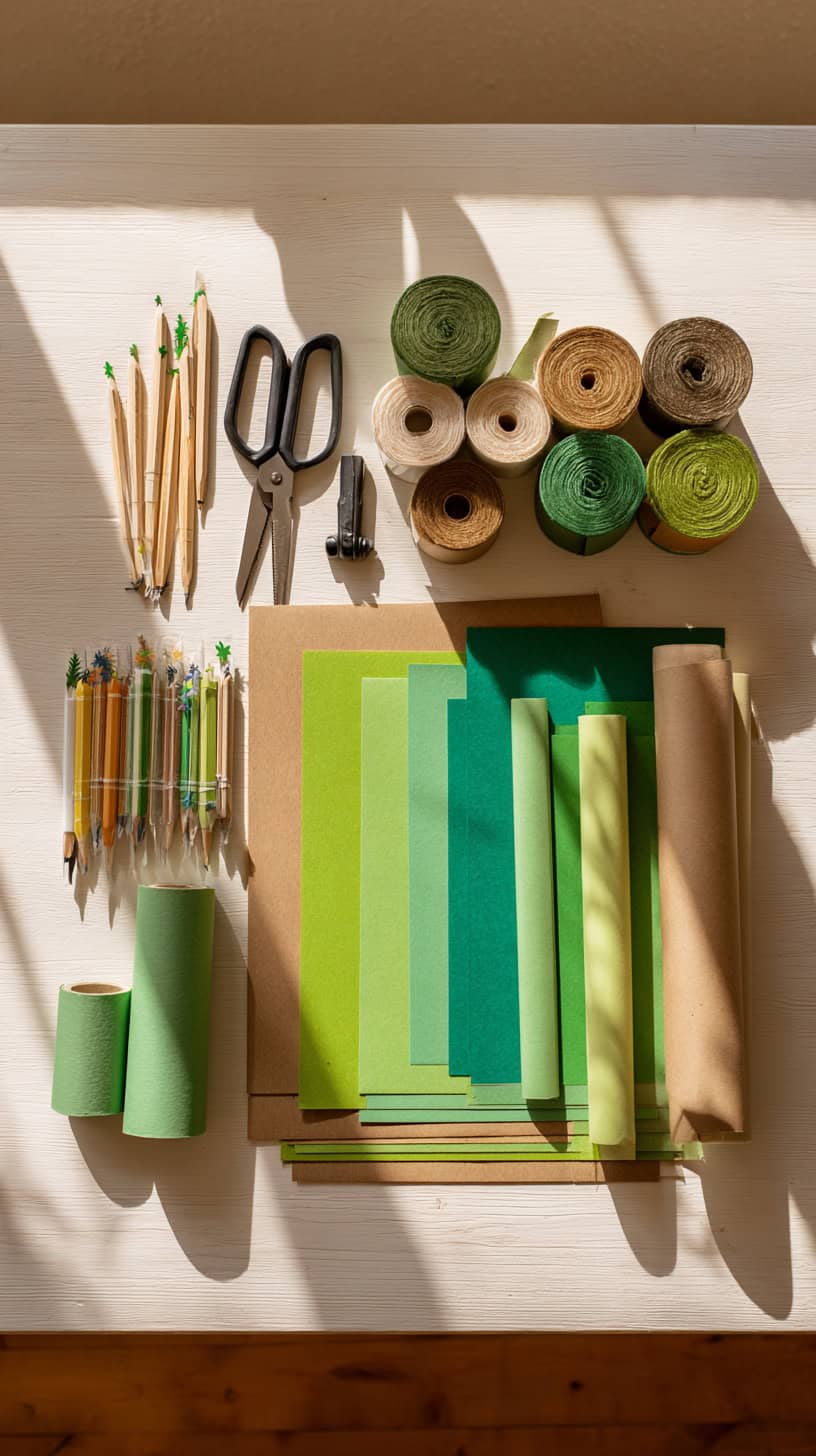 Gathering Supplies for Fake Palm Trees - Image 1