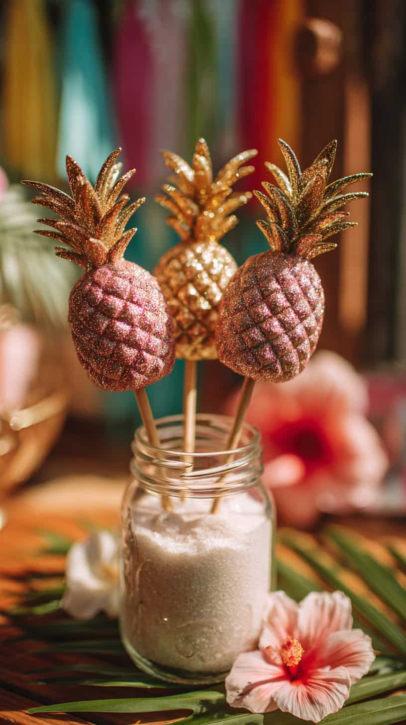 Glittery Pineapple Picks - Image 2