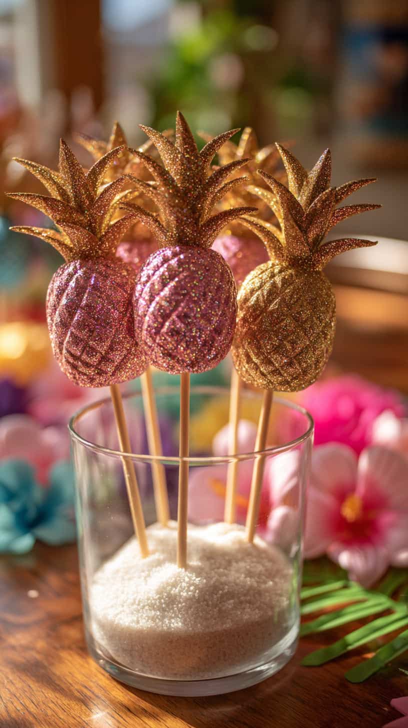 Glittery Pineapple Picks - Image 1
