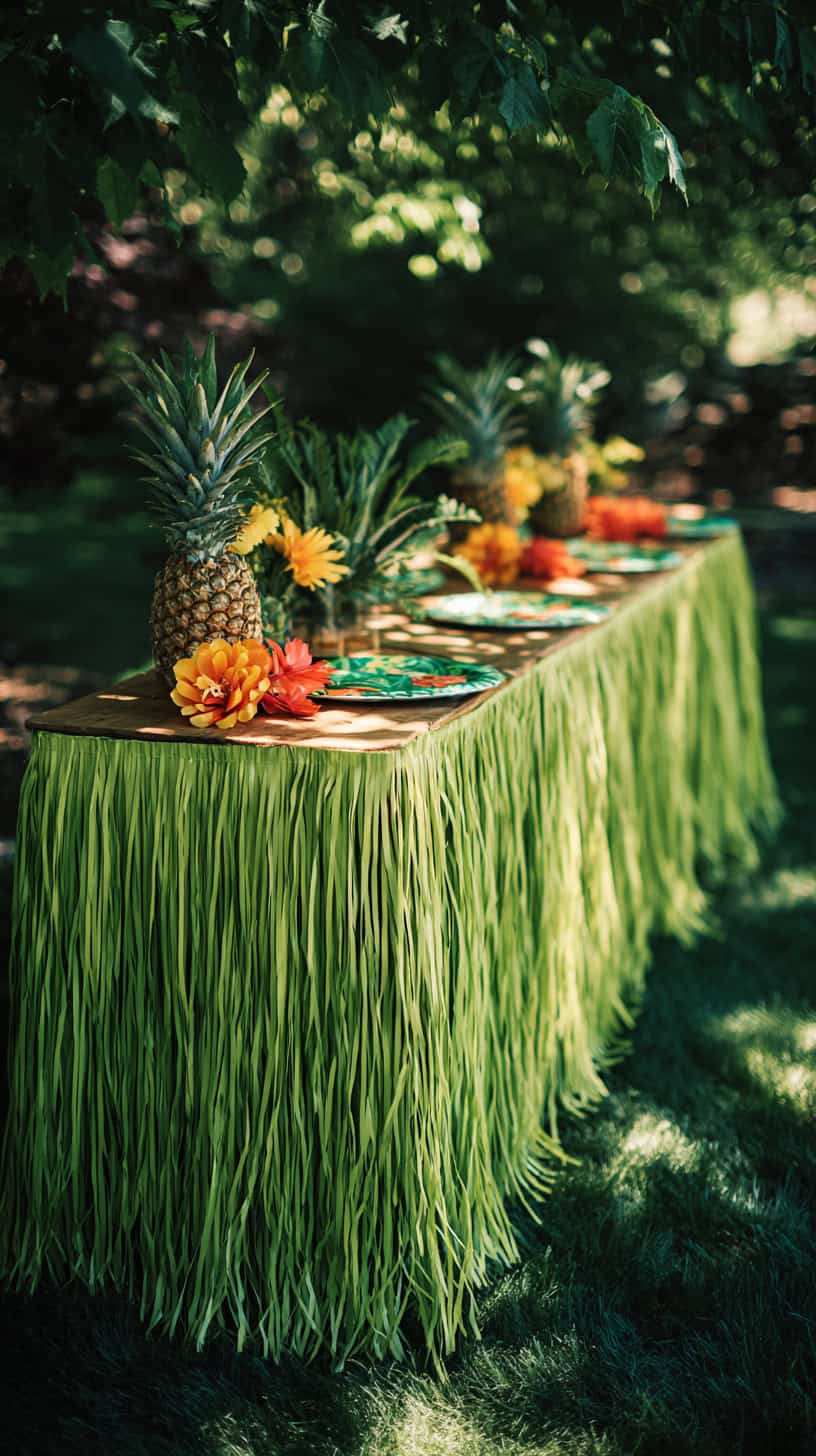 Grass Table Skirting - Image 2