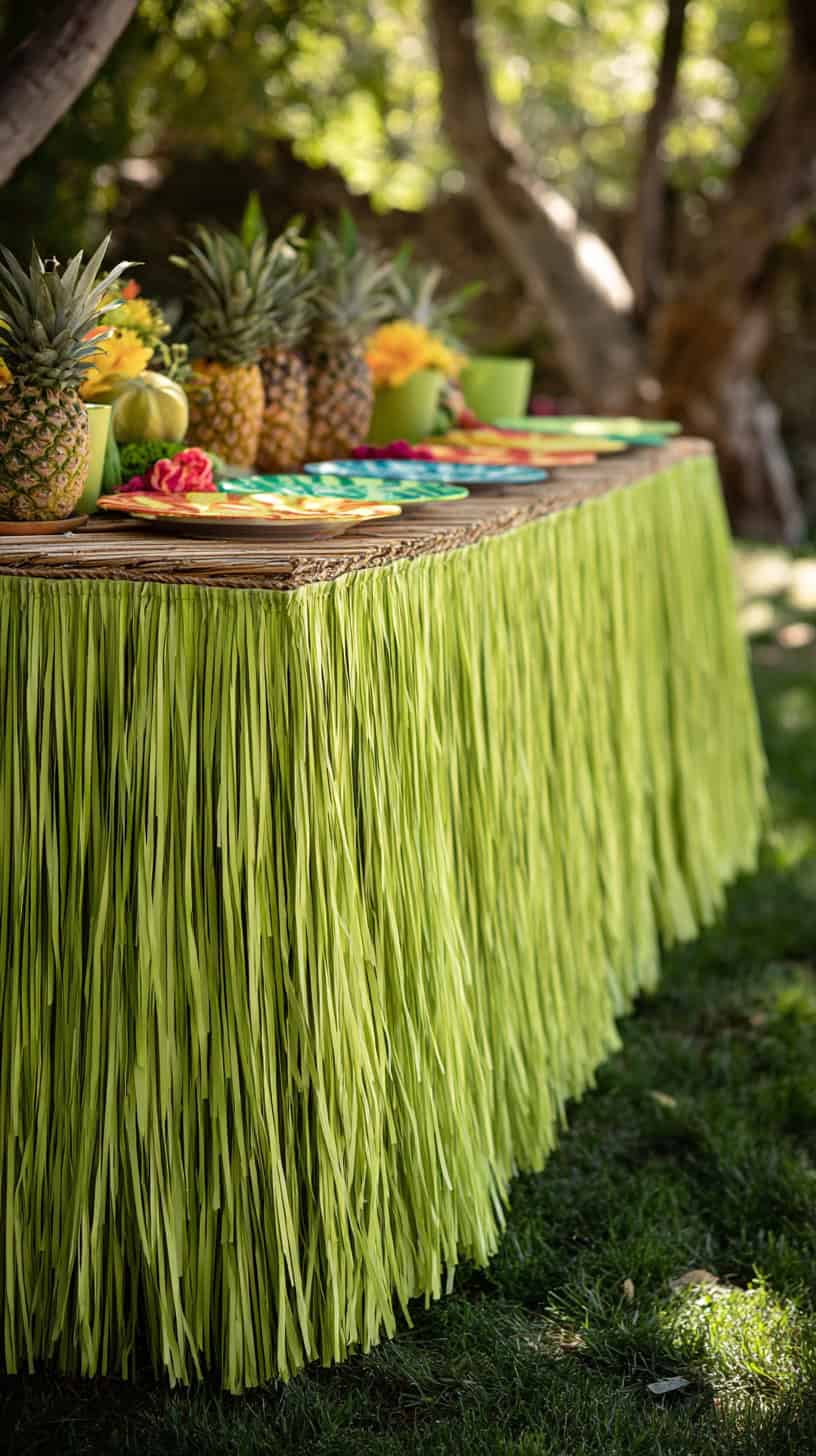 Grass Table Skirting - Image 1