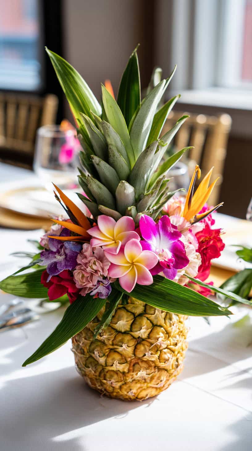 Hawaiian Flower Crown Pineapple - Image 1