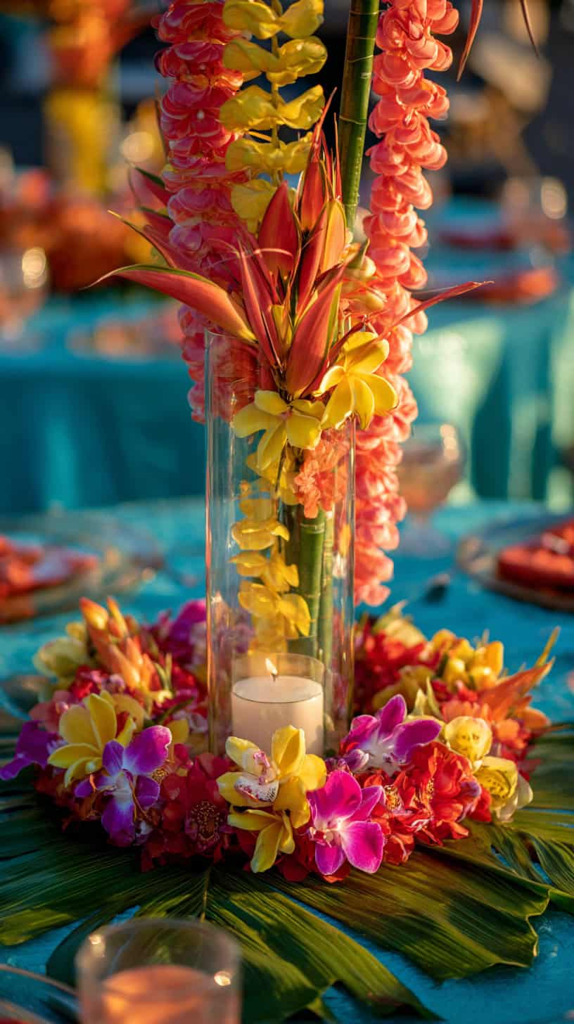 Hawaiian Lei Centerpieces - Image 2