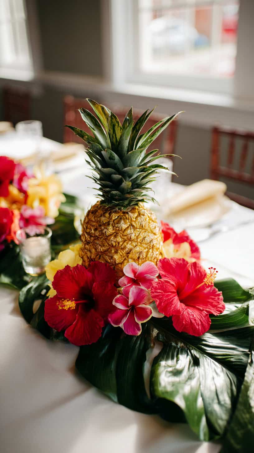 Hibiscus Bloom Pineapple - Image 1