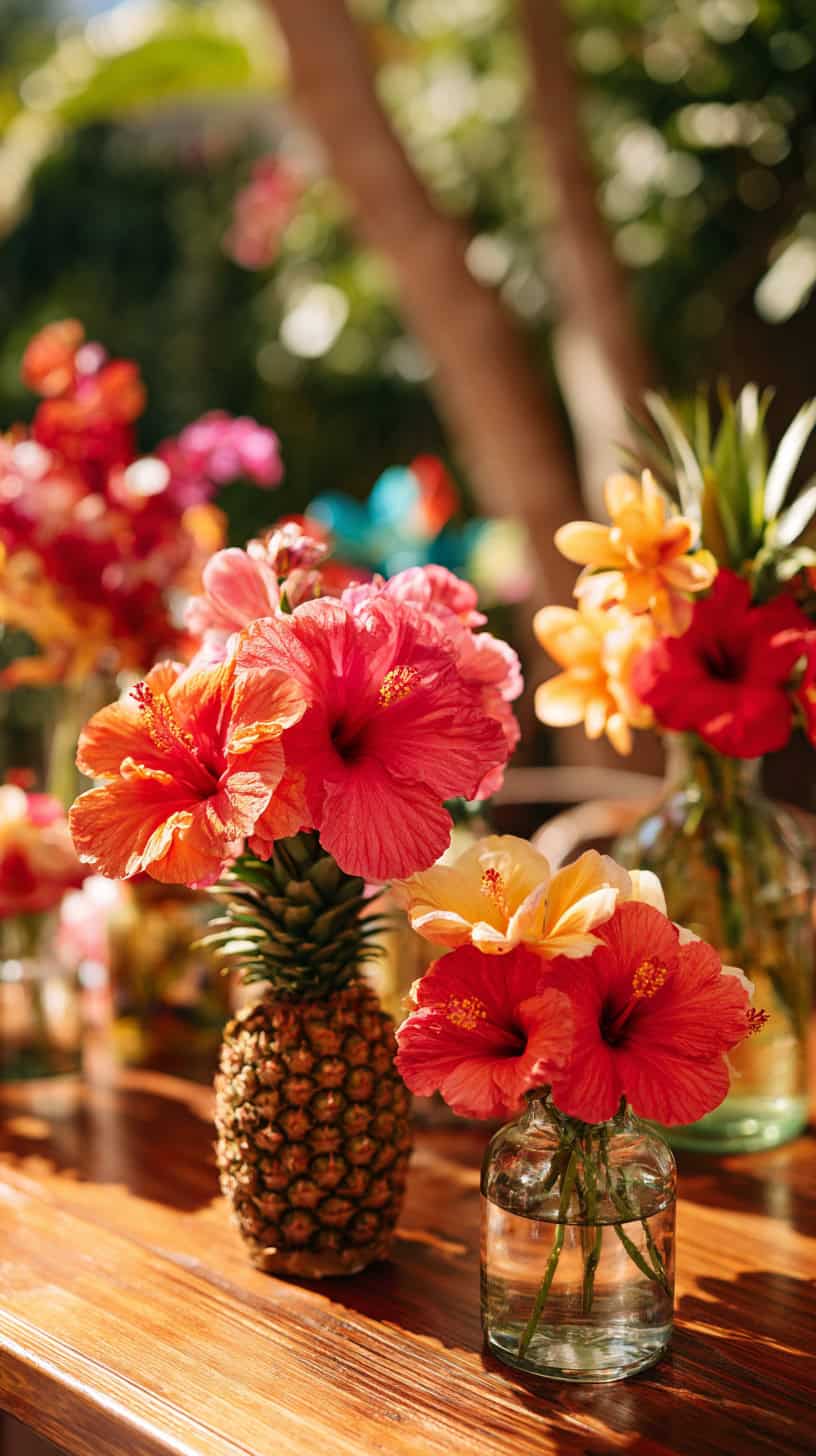 Hibiscus Flower Vases - Image 2