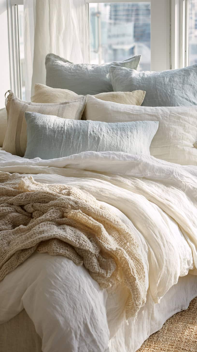 Layered Linen Bedding Bliss - Image 1