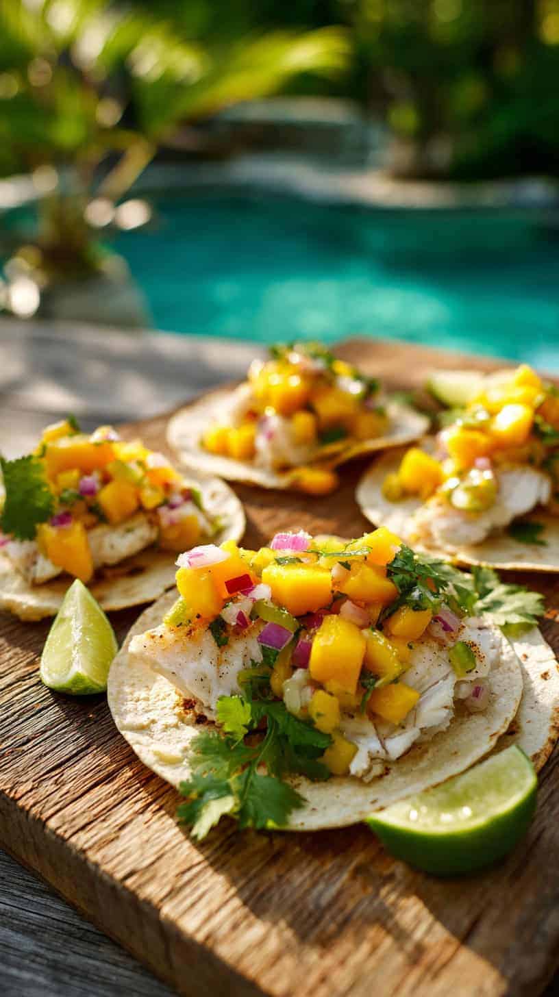 Mango Salsa Tacos