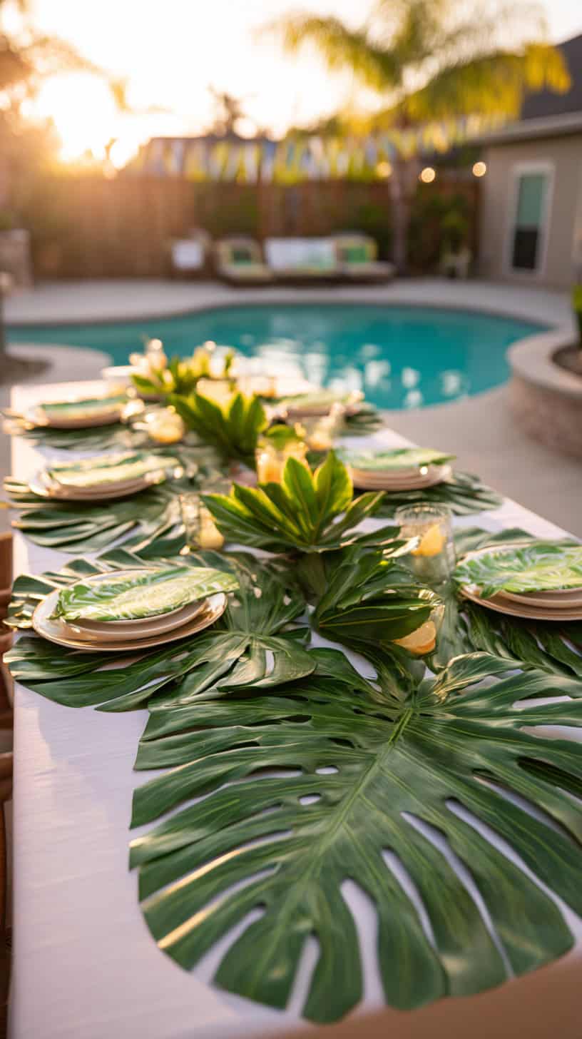 Monstera Leaf Tabletop - Image 1