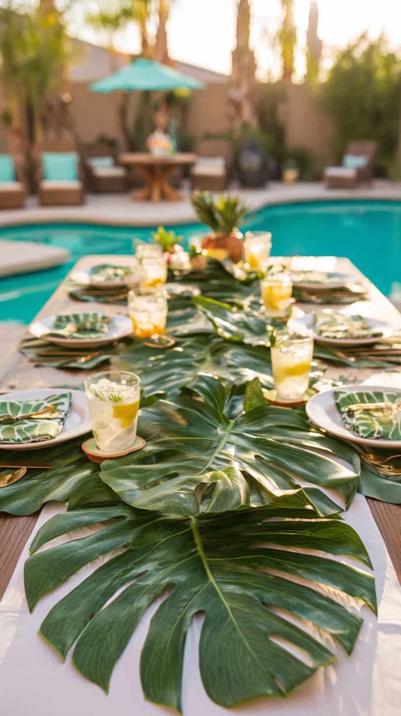 Monstera Leaf Tabletop - Image 2