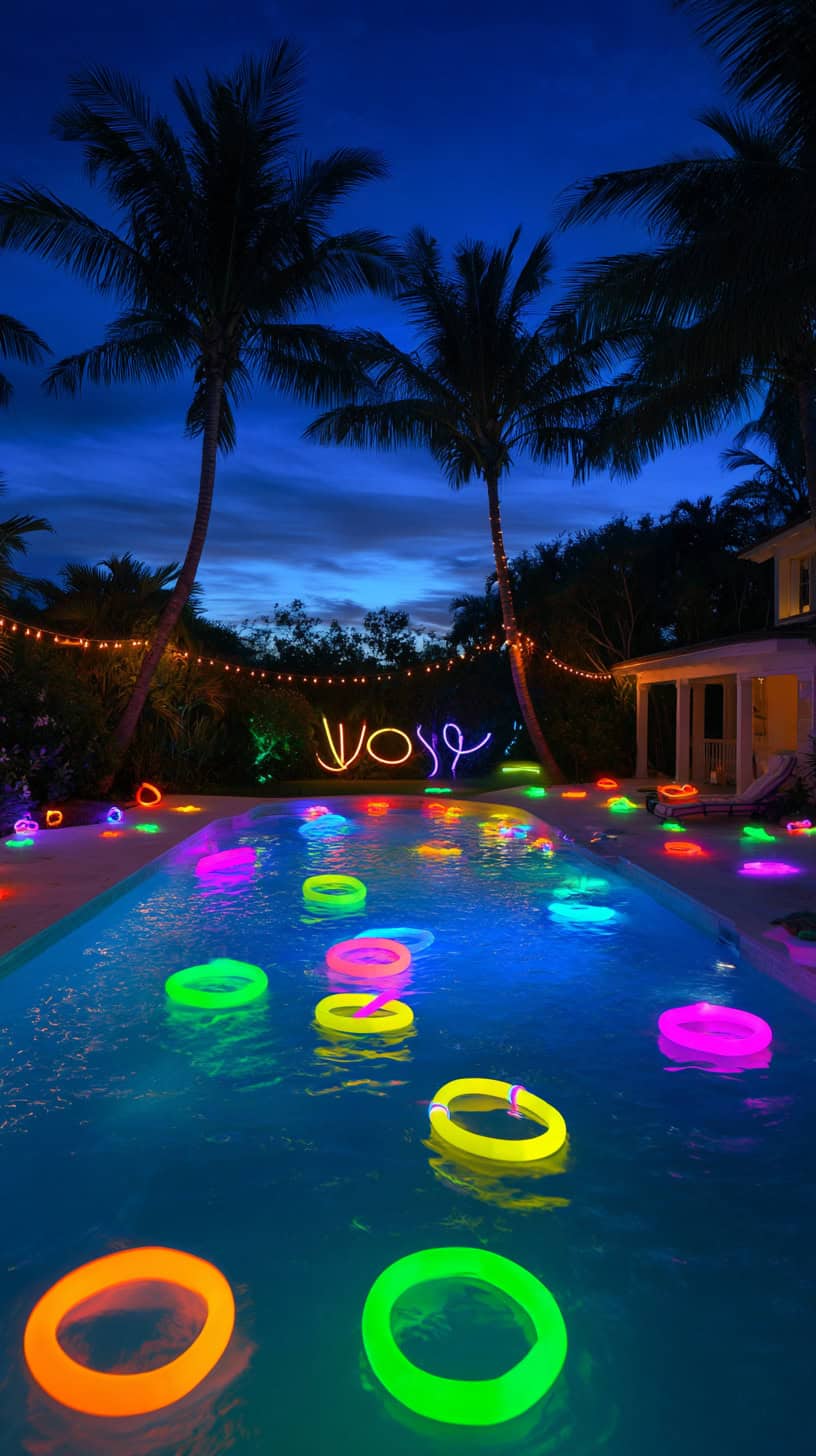 Neon Tropical Glow Sticks - Image 1