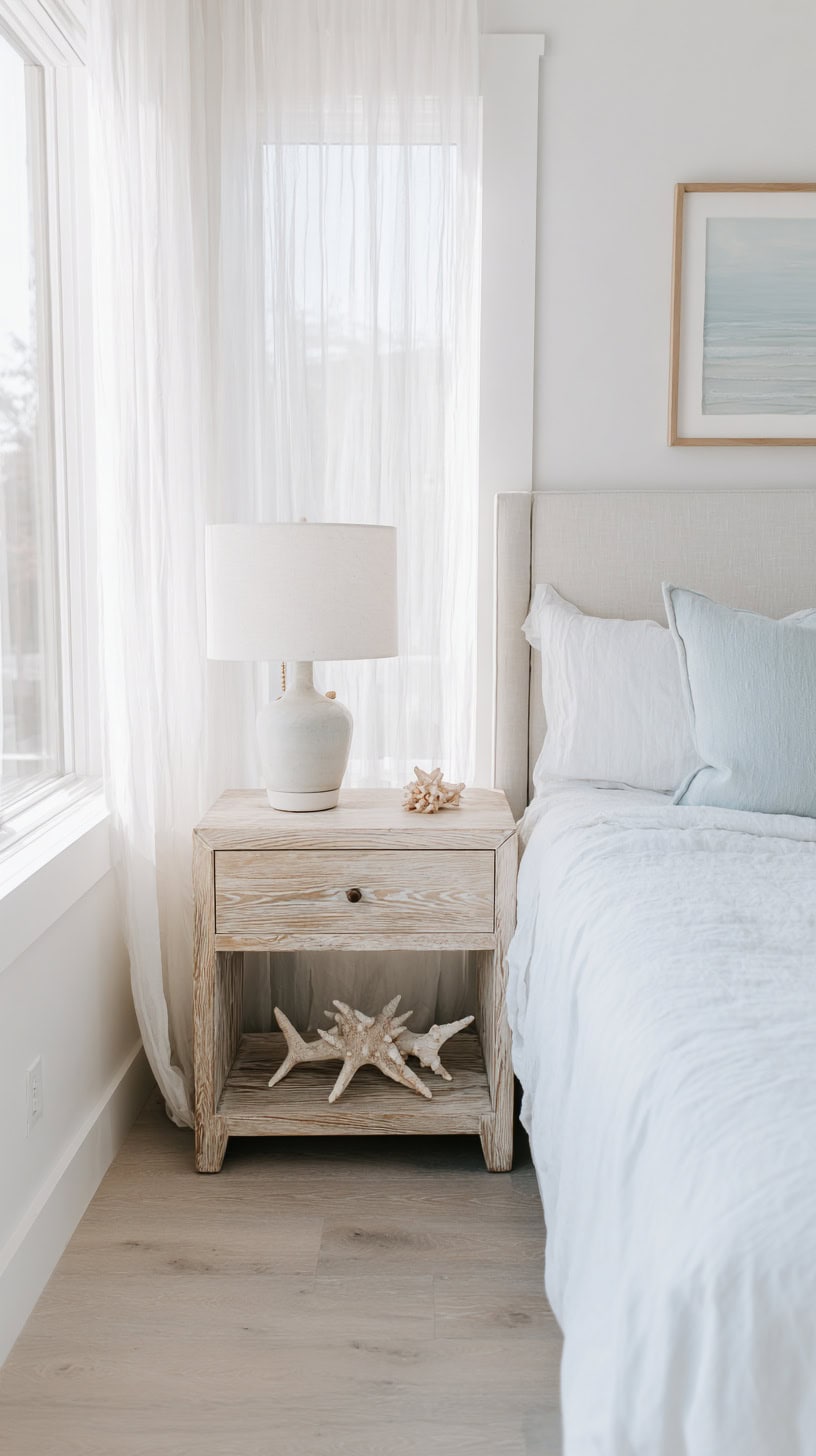 Pale Wood Nightstands - Image 1
