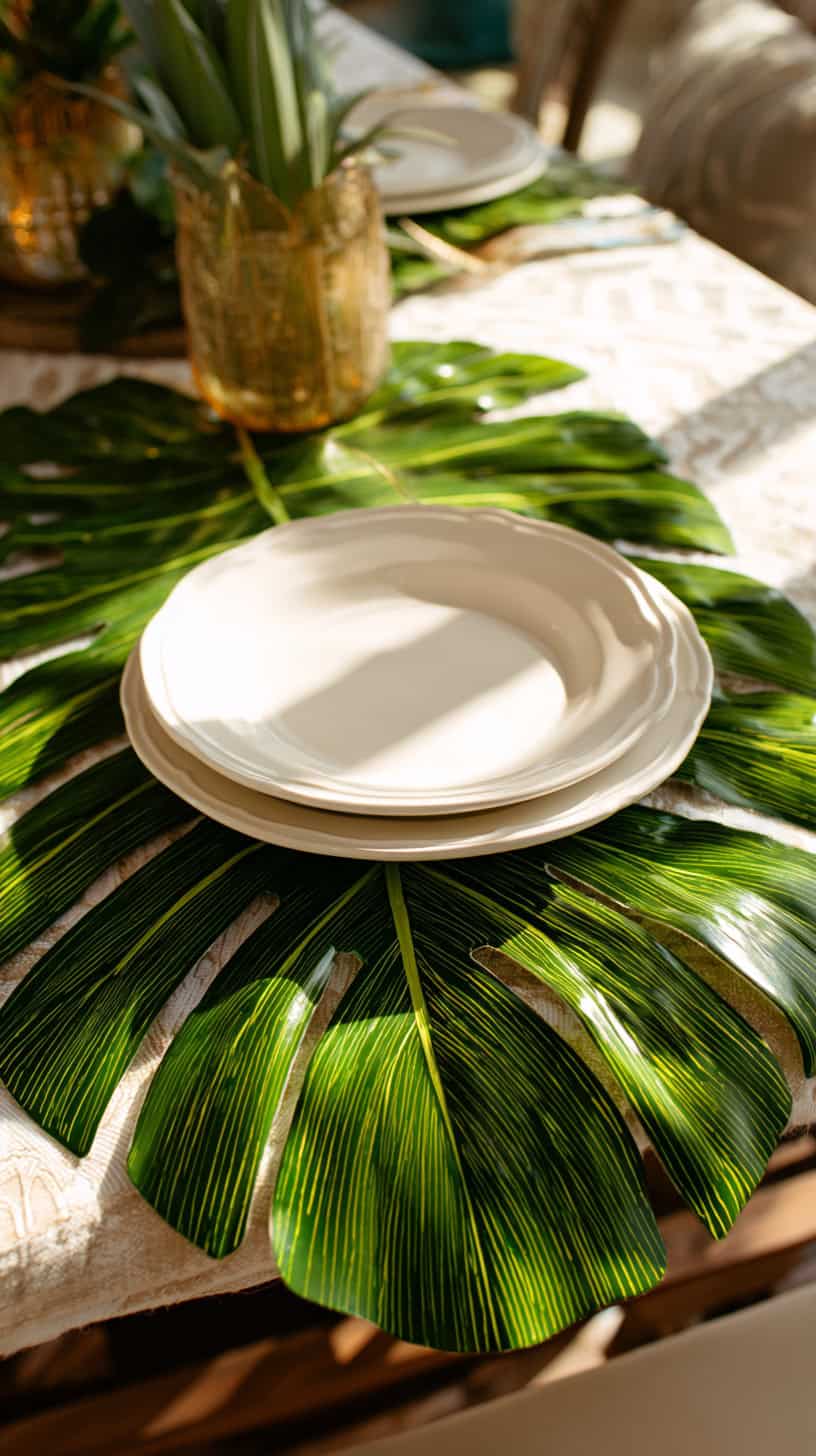 Palm Frond Place Settings - Image 2