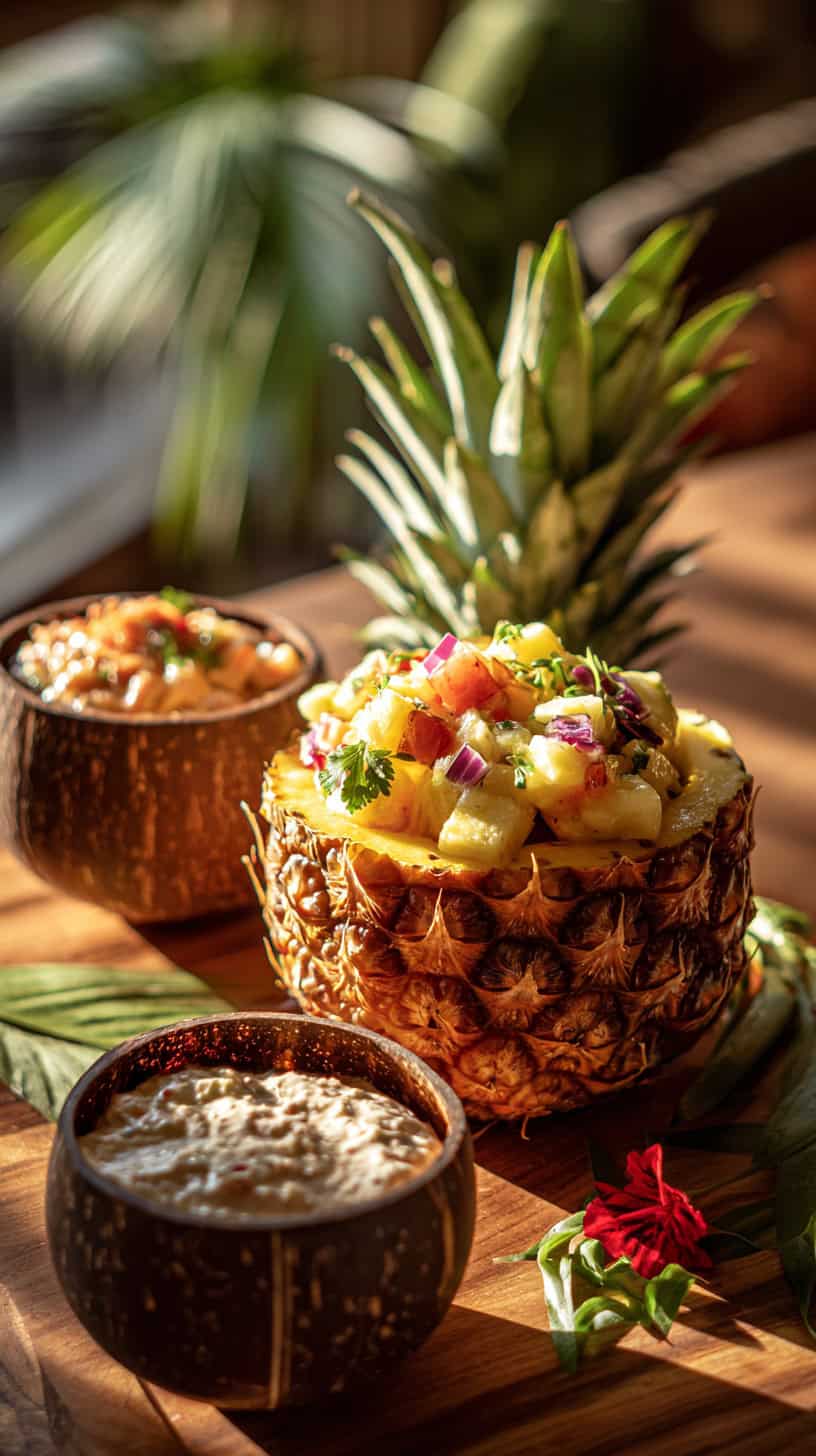 Pineapple and Coconut Serving Vessels - Image 2