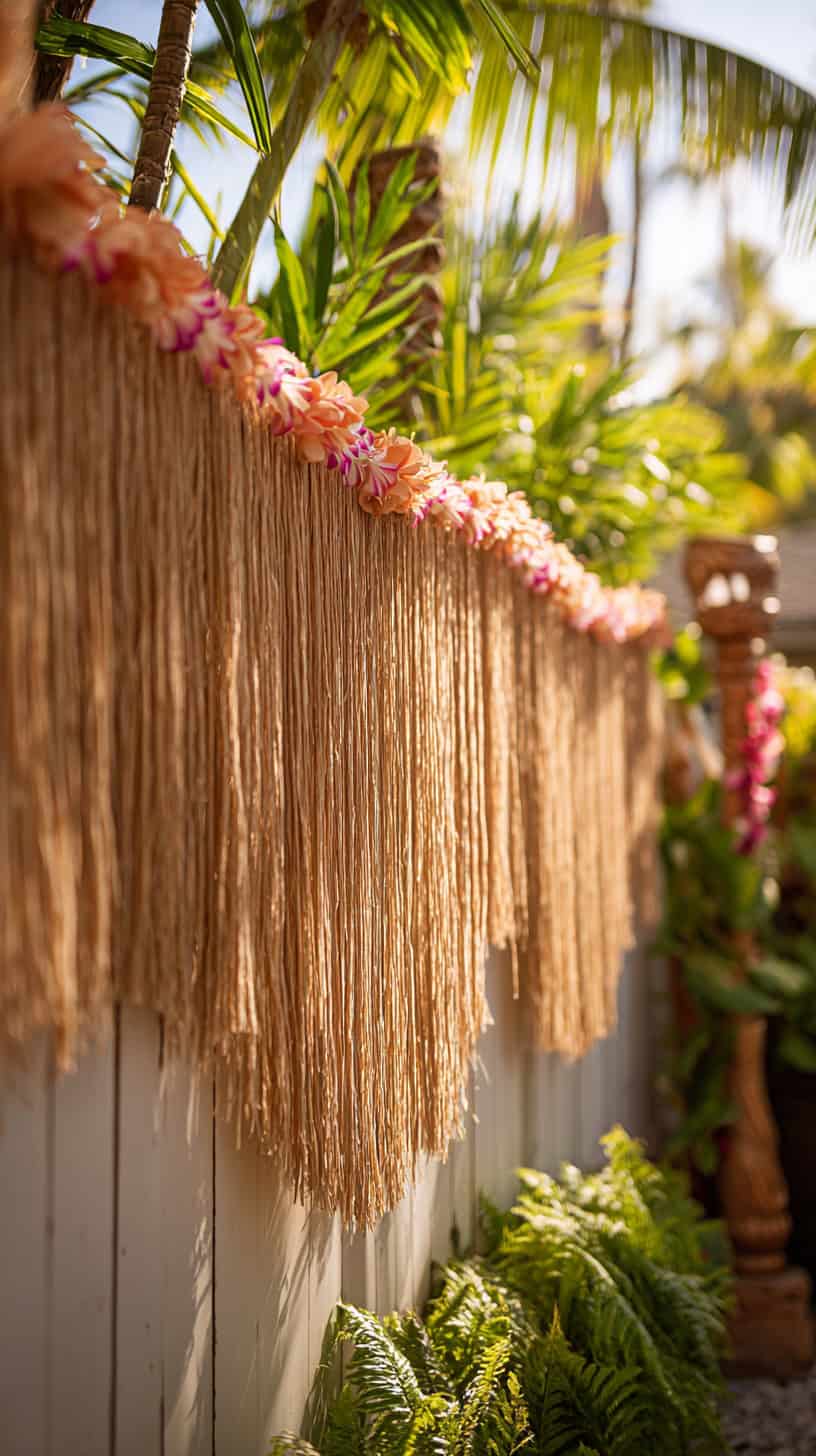 Raffia Fringe Garland - Image 2