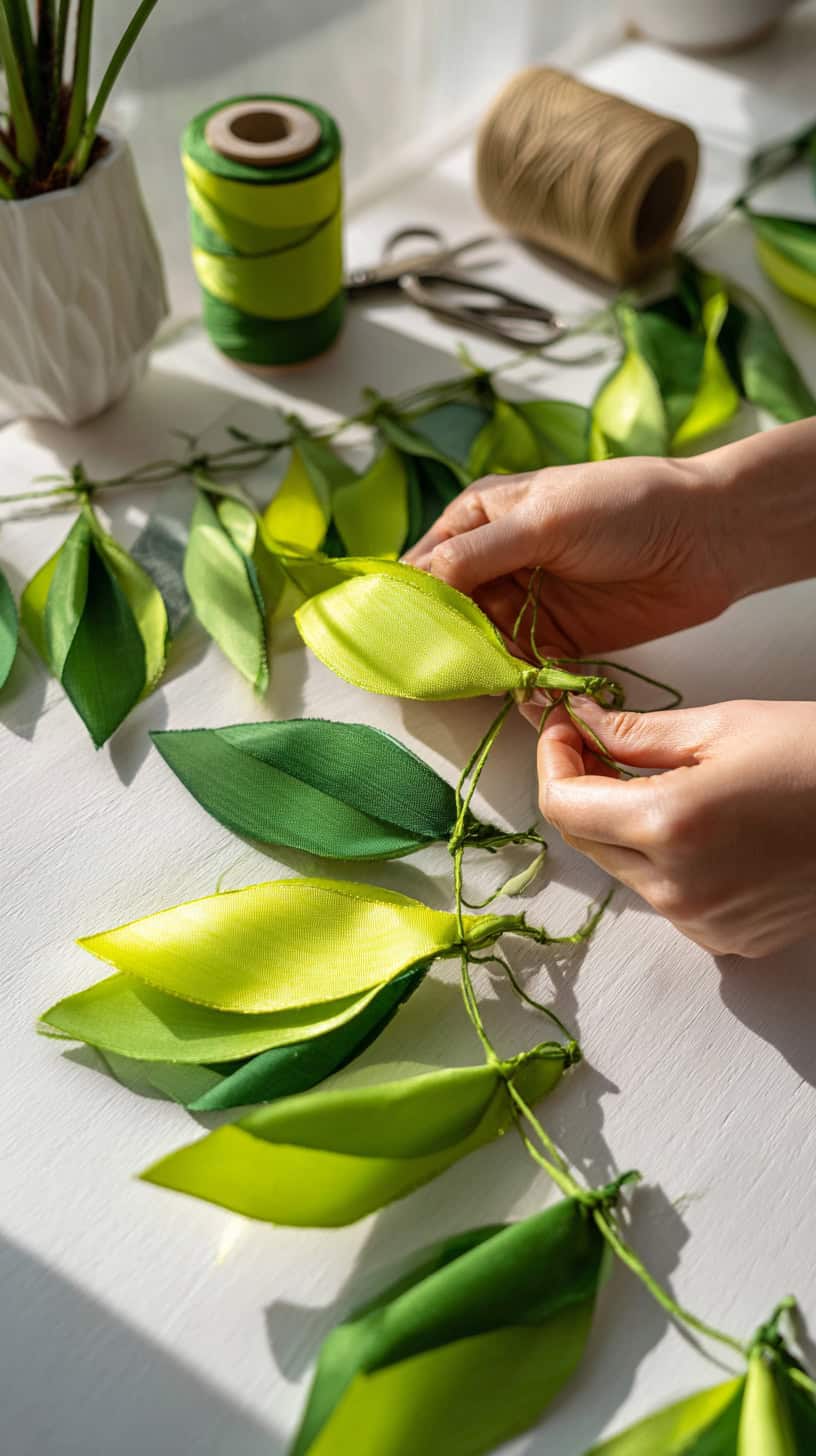 Ribbon Leaf Banners - Image 1