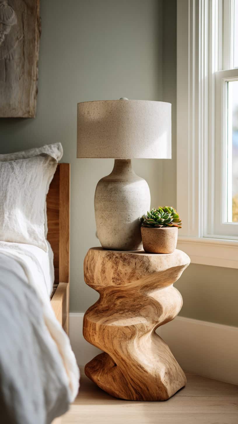 Sculptural Side Table - Image 1