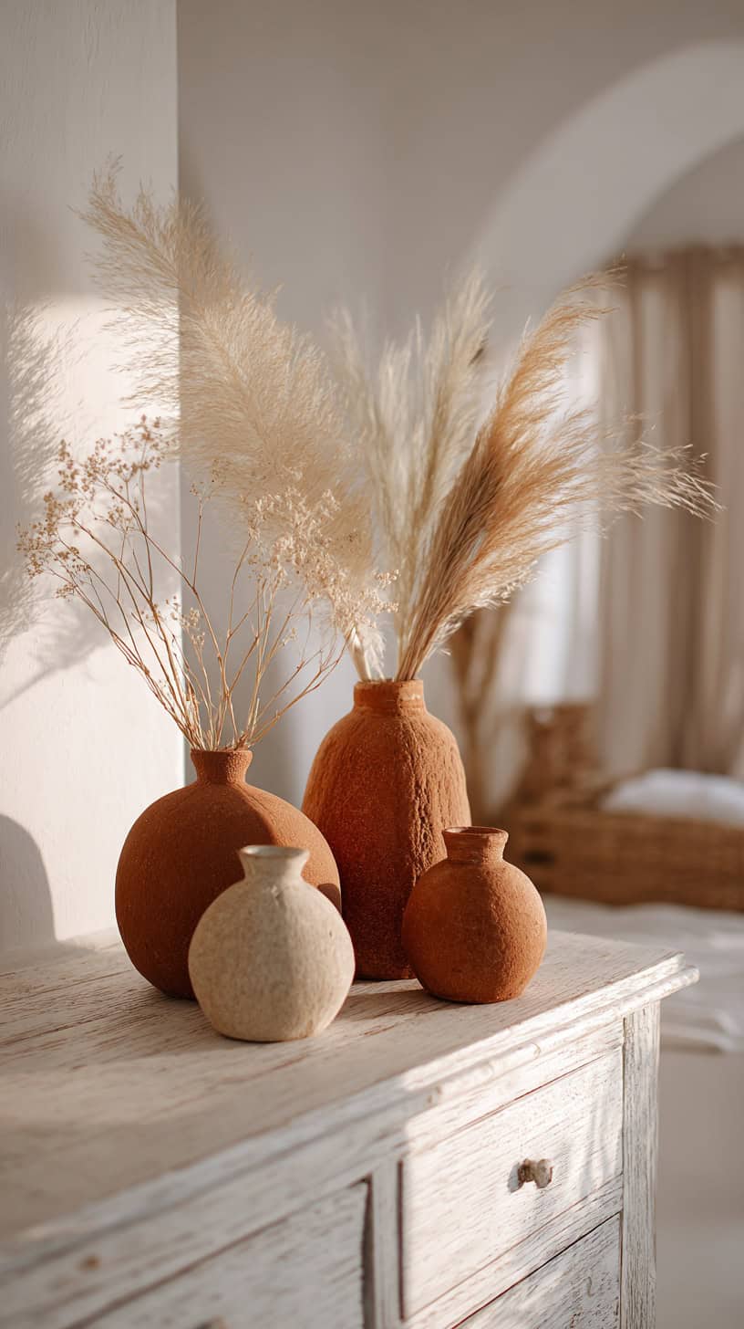 Terracotta Vase Cluster - Image 2
