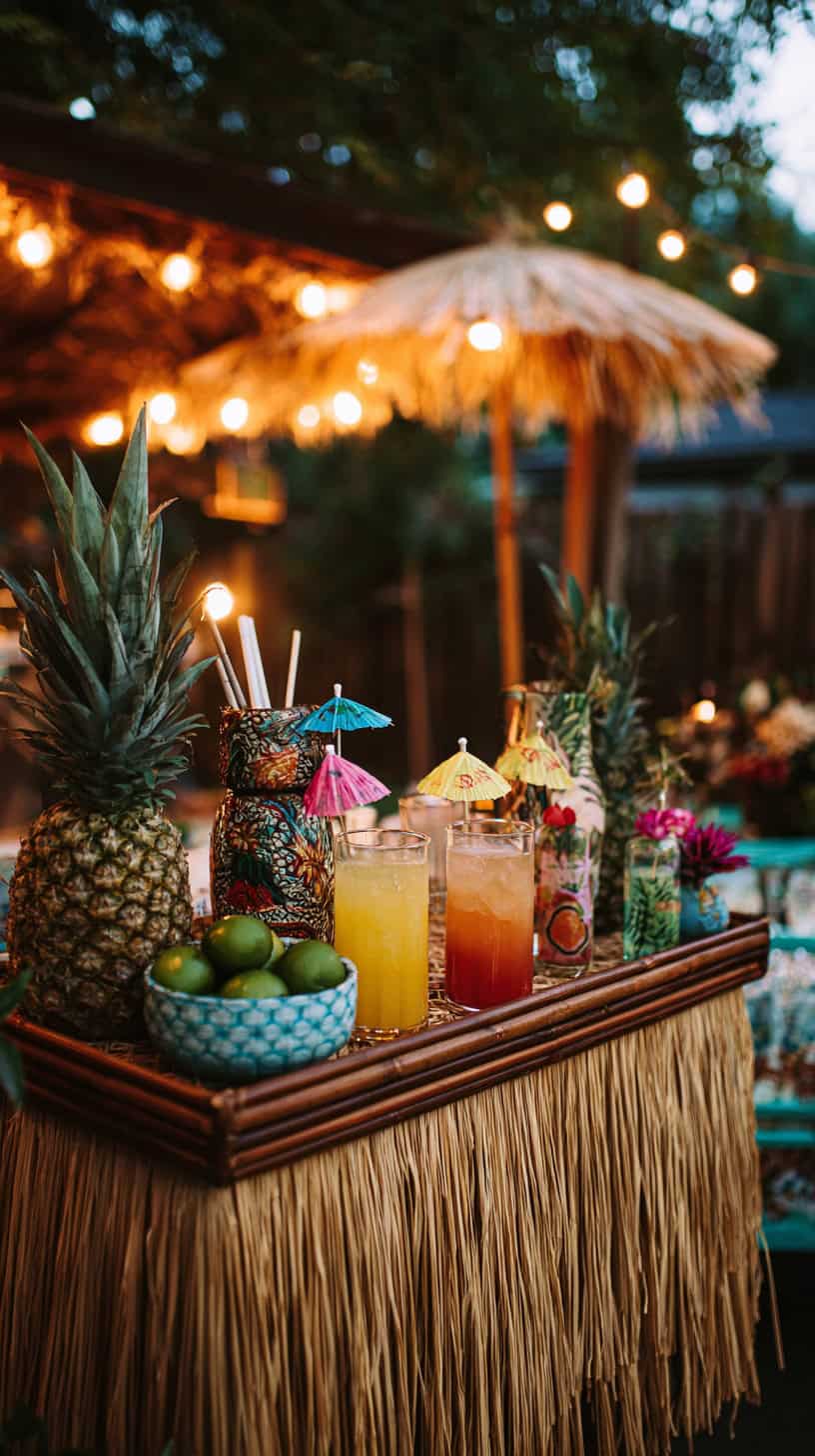 Tiki Bar Raffia Skirts - Image 1