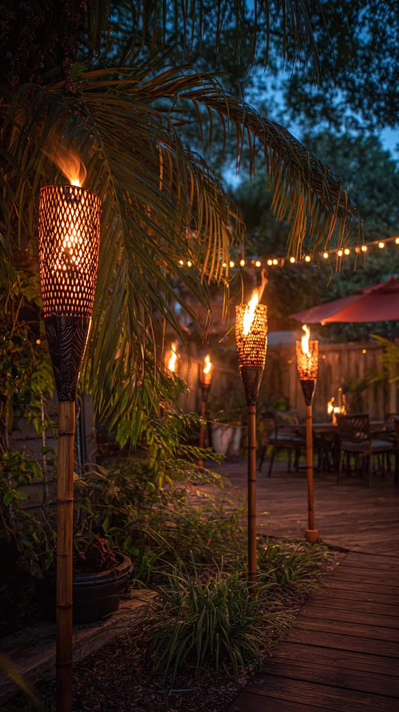 Tiki Torch Lights - Image 1