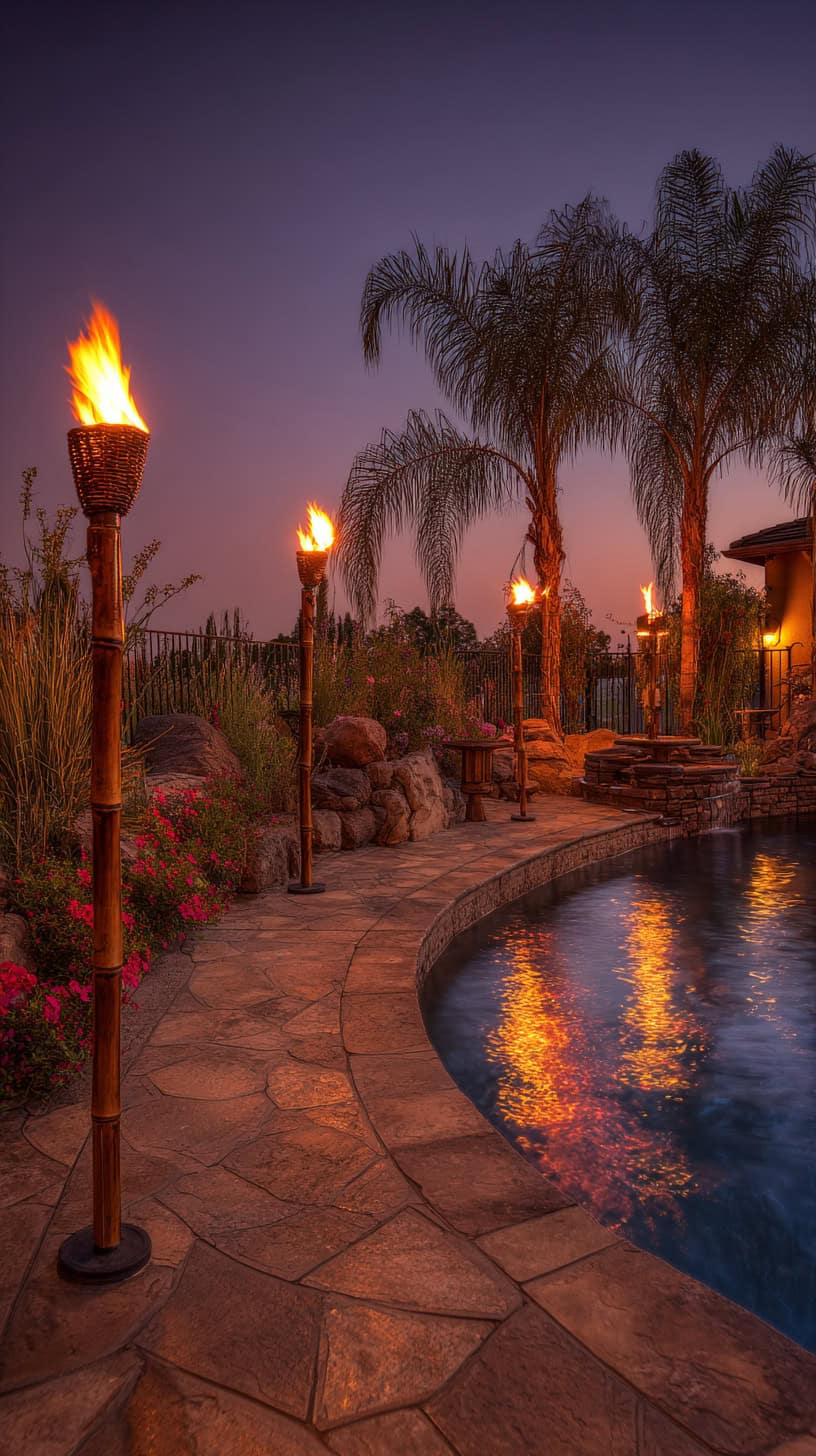 Tiki Torch Luau Lights - Image 2