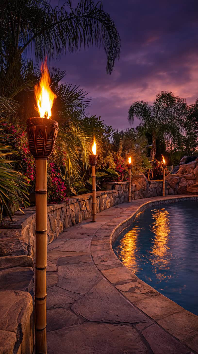 Tiki Torch Luau Lights - Image 1