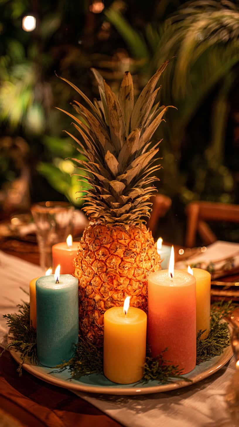 Tropical Candle Pineapple Glow - Image 2