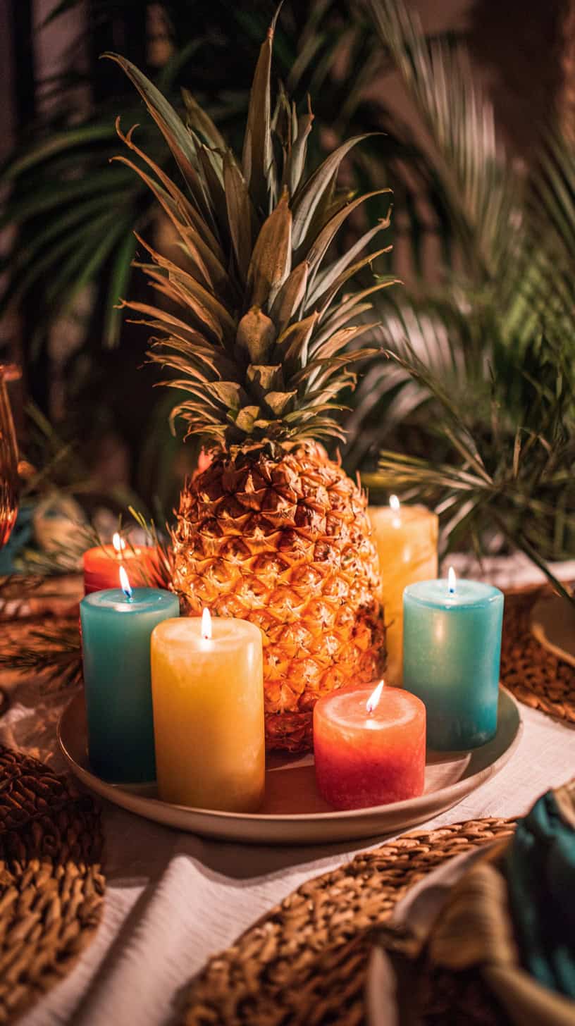 Tropical Candle Pineapple Glow - Image 1