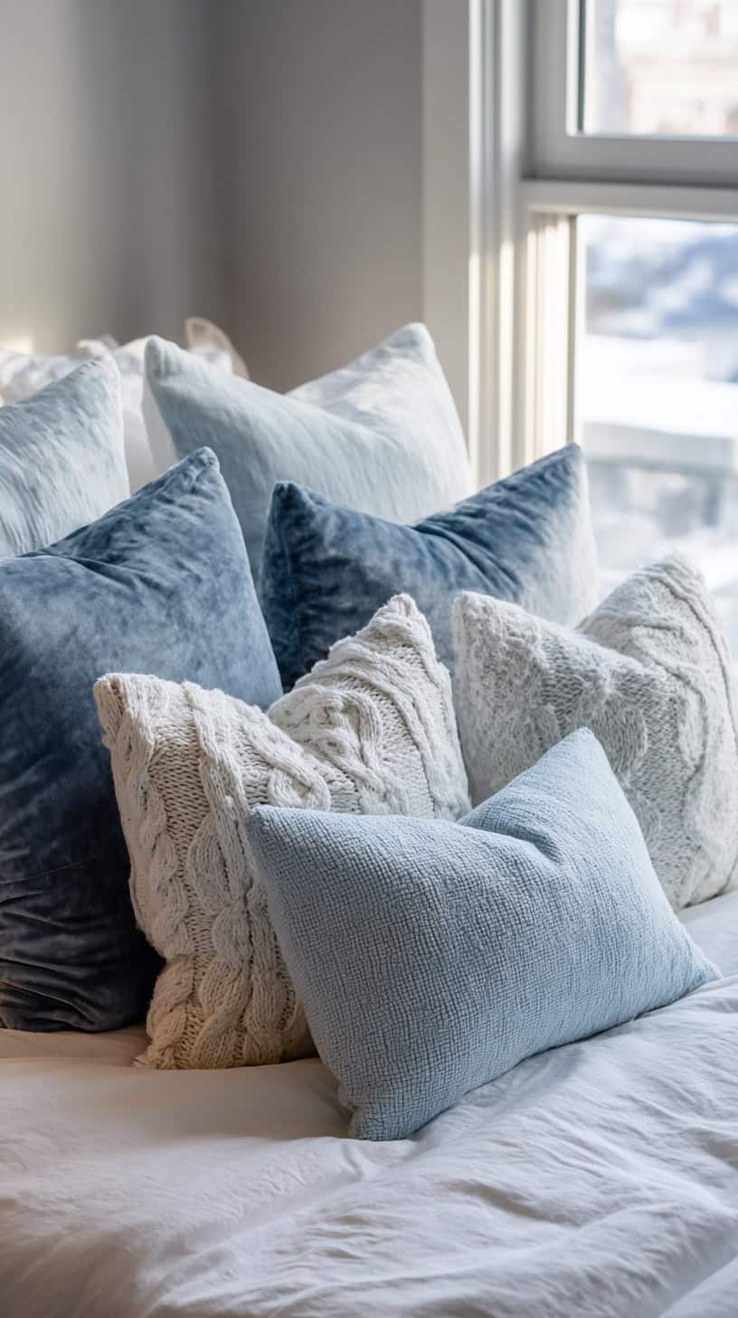 Baby Blue Throw Pillows - Image 2