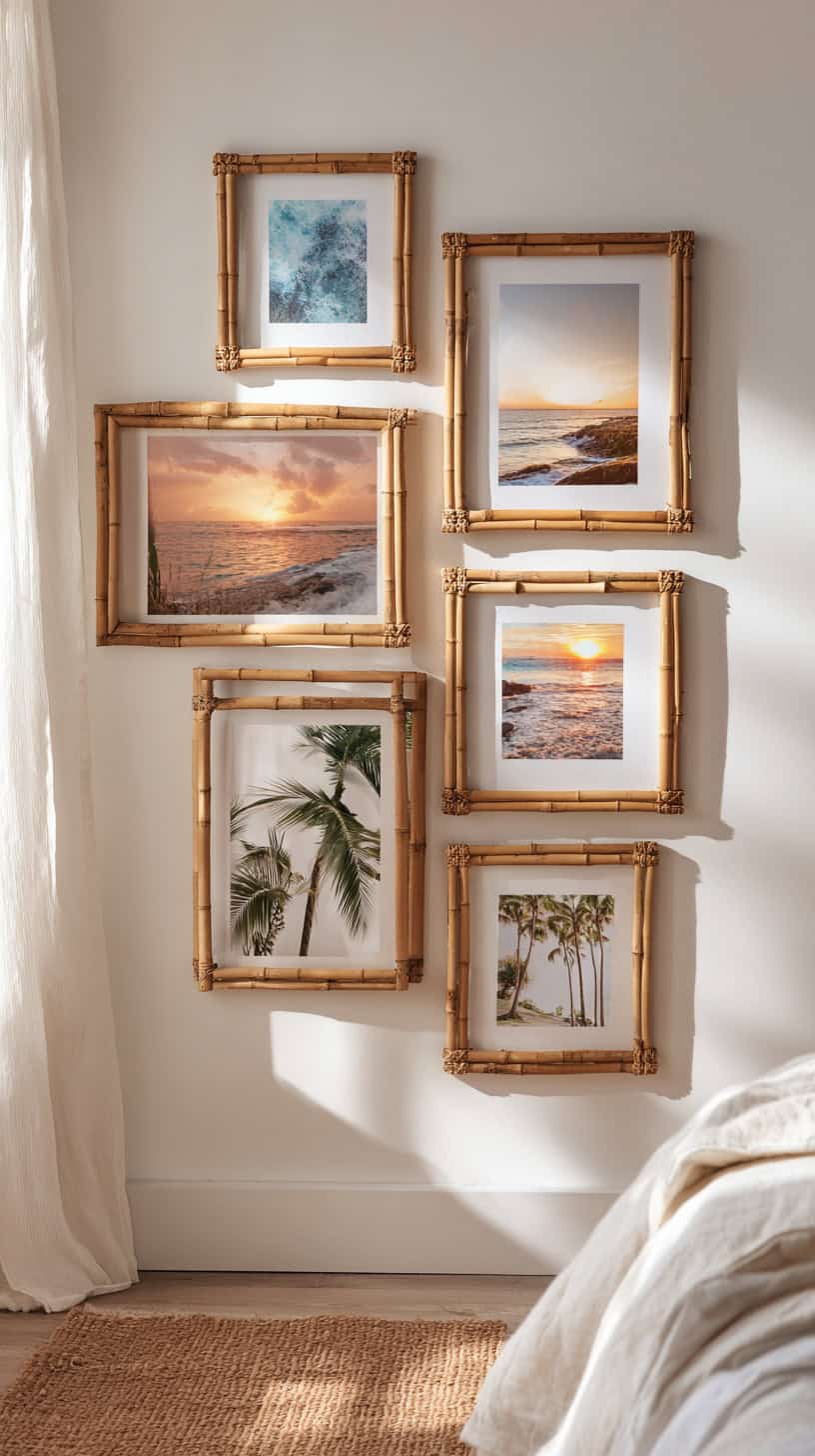 Bamboo Frame Picture - Image 1