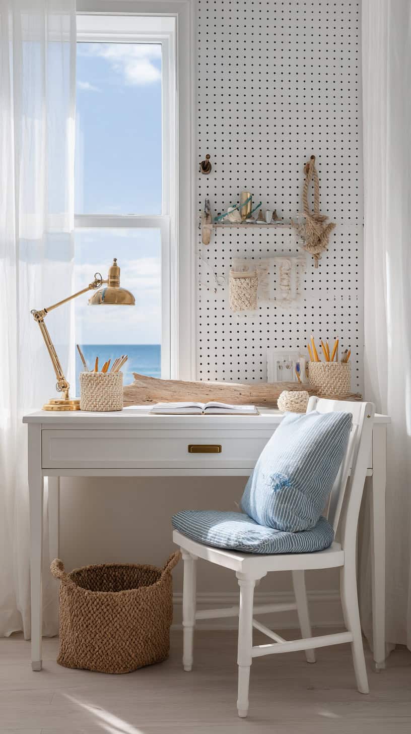 Beachy Desk Setup - Image 1