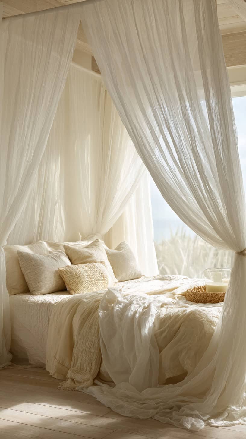 Breezy Sheer Bed Canopy - Image 2
