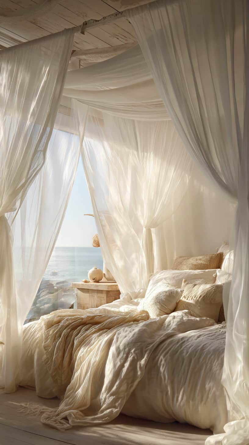 Breezy Sheer Bed Canopy - Image 1