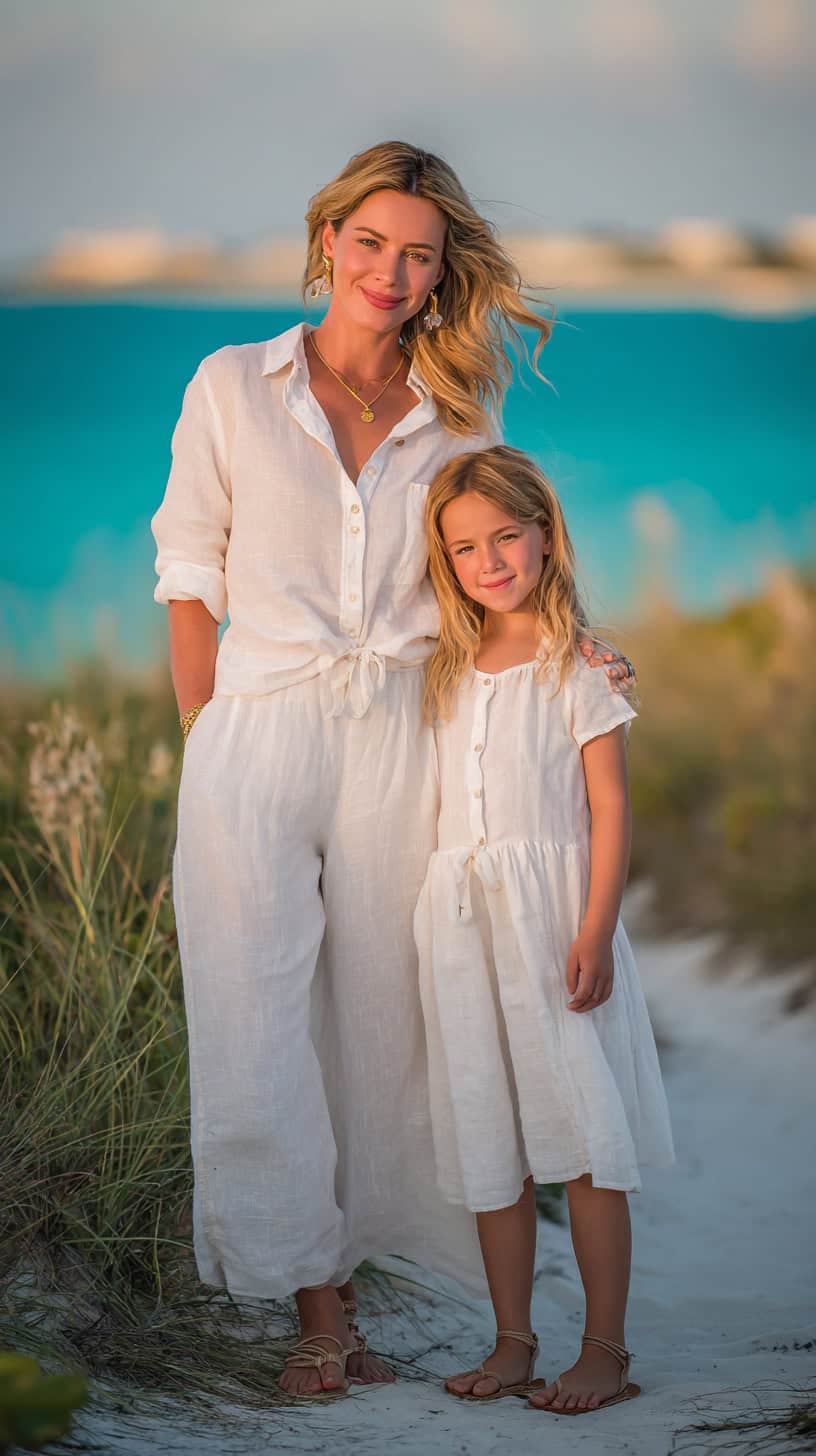 Breezy White Linen Set - Image 1