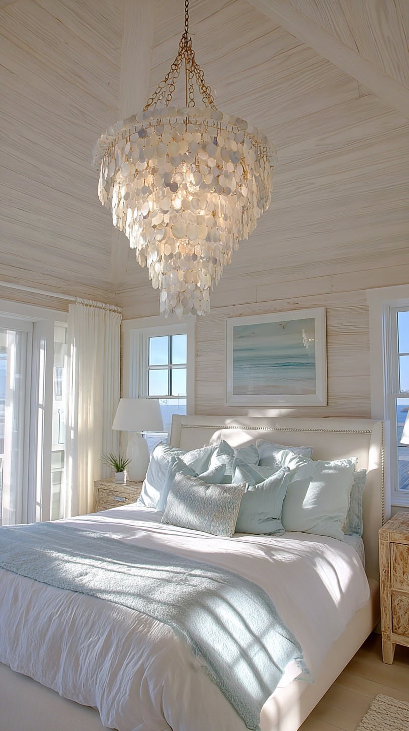 Capiz Shell Chandelier - Image 2