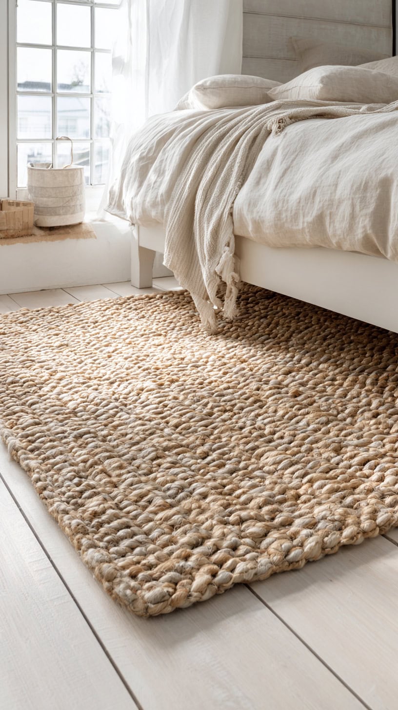 Chunky Jute Area Rug - Image 1