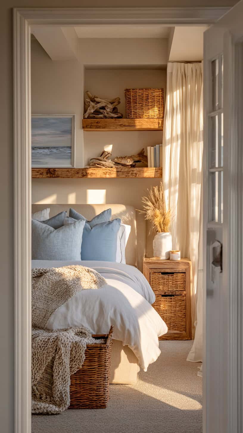 Coastal Aesthetic Bedroom: Wrapping It Up Playfully - Image 1