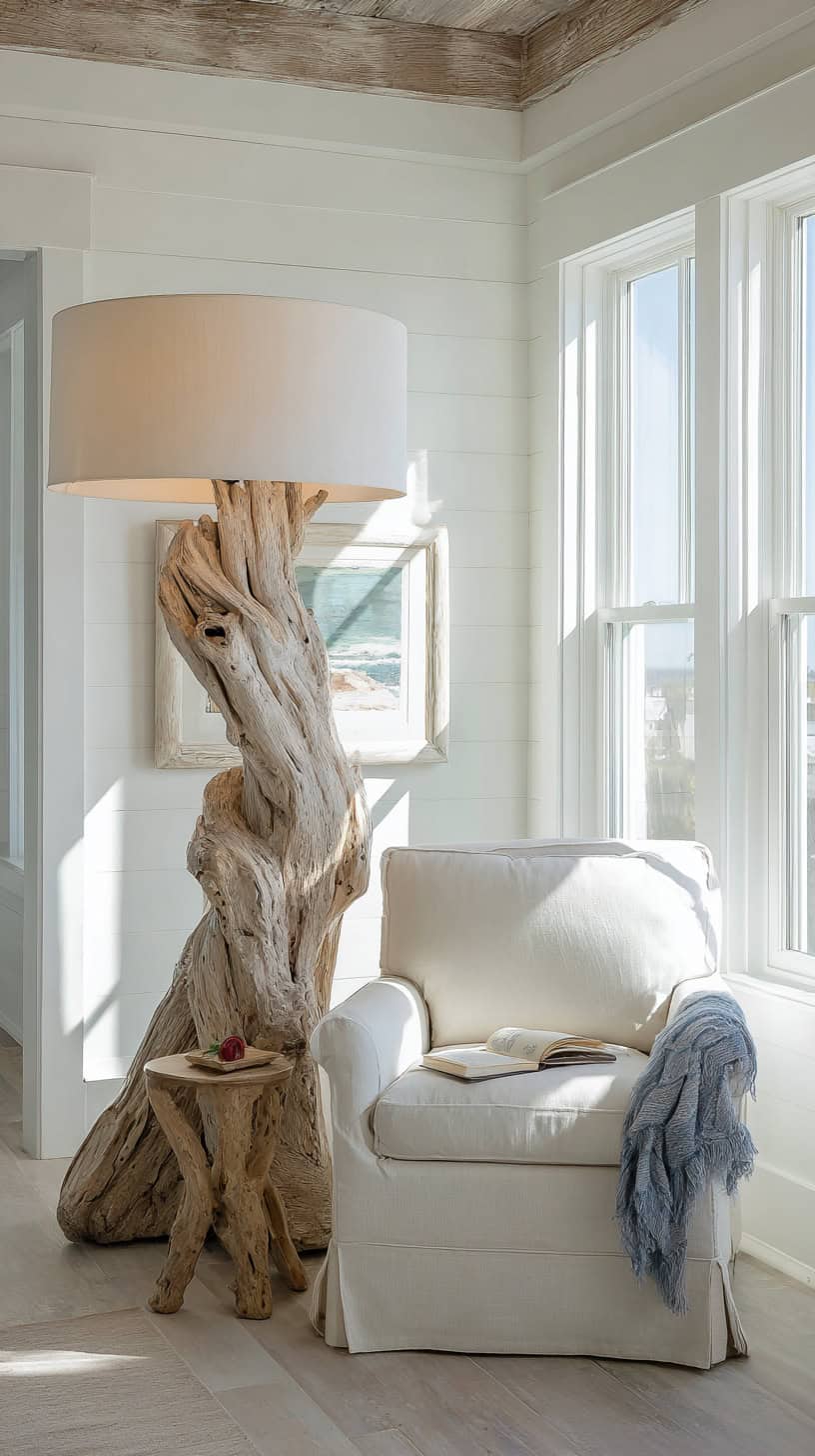 Driftwood Floor Lamp - Image 1