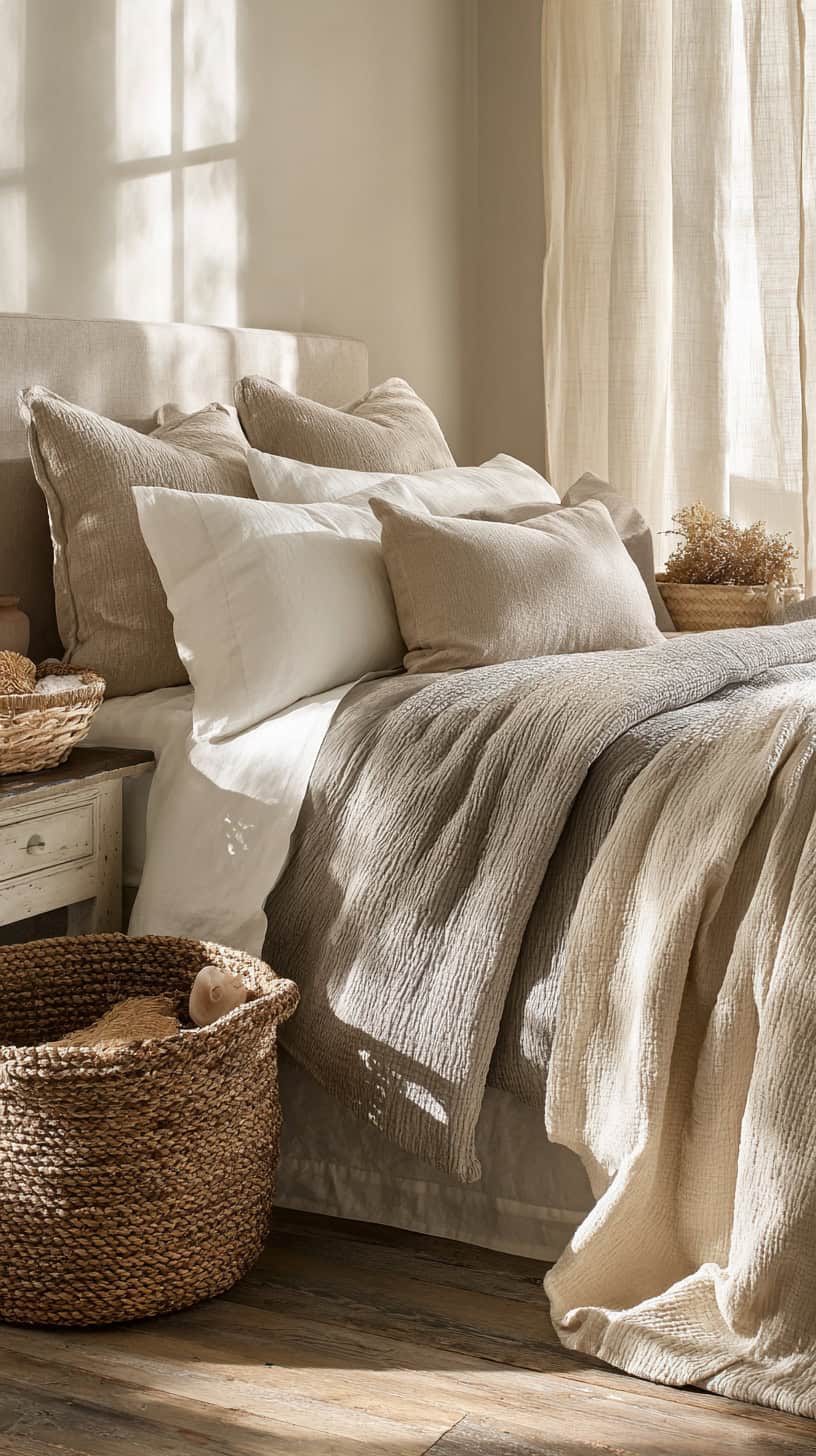 Driftwood Taupe Bedspread - Image 2
