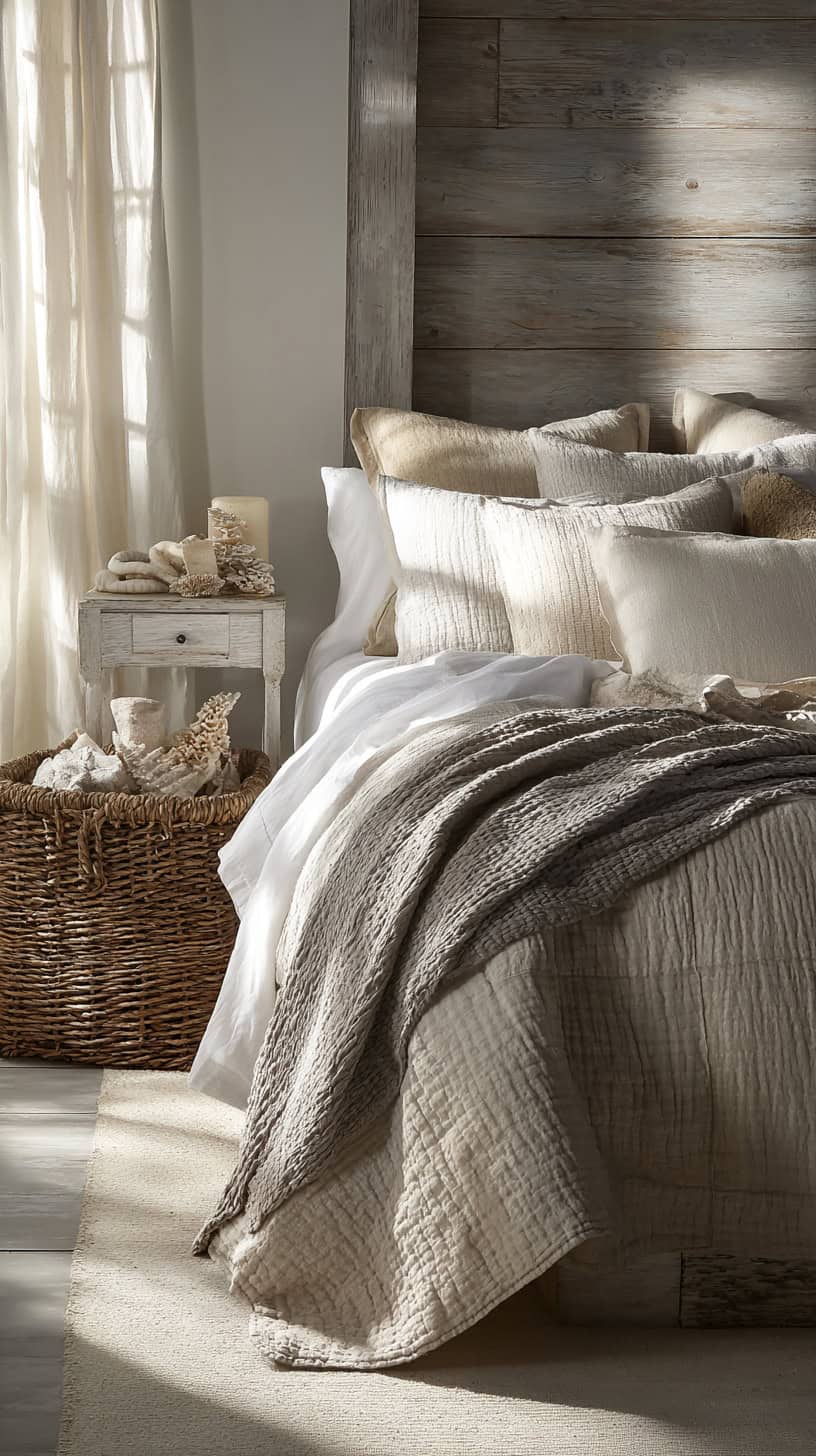Driftwood Taupe Bedspread - Image 1